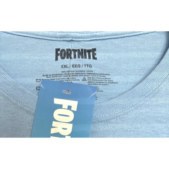 Fortnite Men's Battle Bus Keychain Logo T-Shirt Tee-Shirt‎ Video Game - Picture 3 of 4